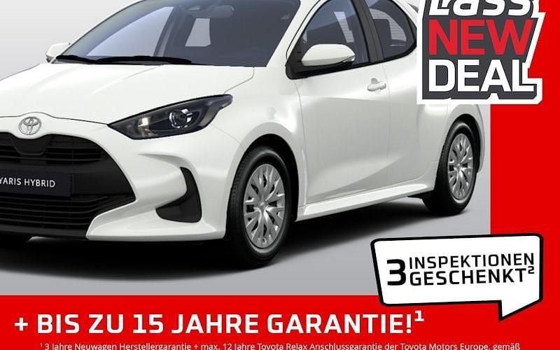 Schneeweiß uni 040 Neu 2025 Toyota Yaris Hybrid Business Edition Kleinwagen | 23.619 € (Fairer Preis) - Bild 1/4