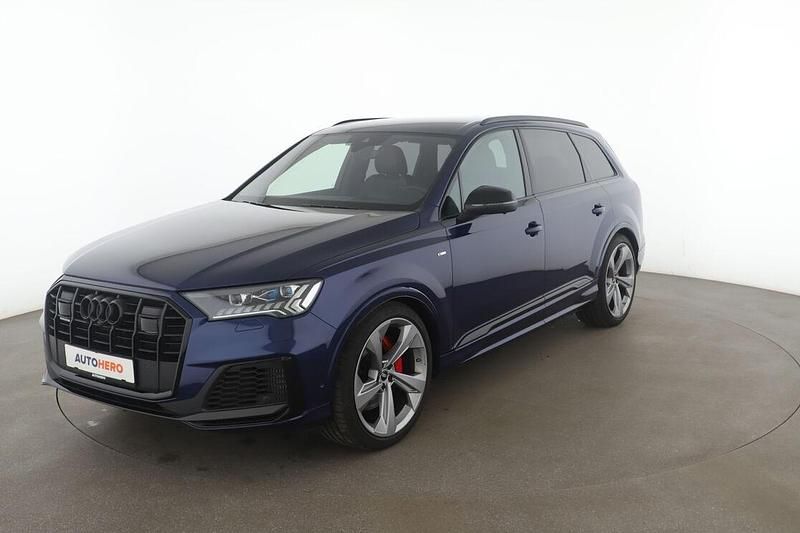Blau Gebraucht 2022 Audi Q7 S-Line SUV | 56.530 € (Fairer Preis) - Bild 1/3