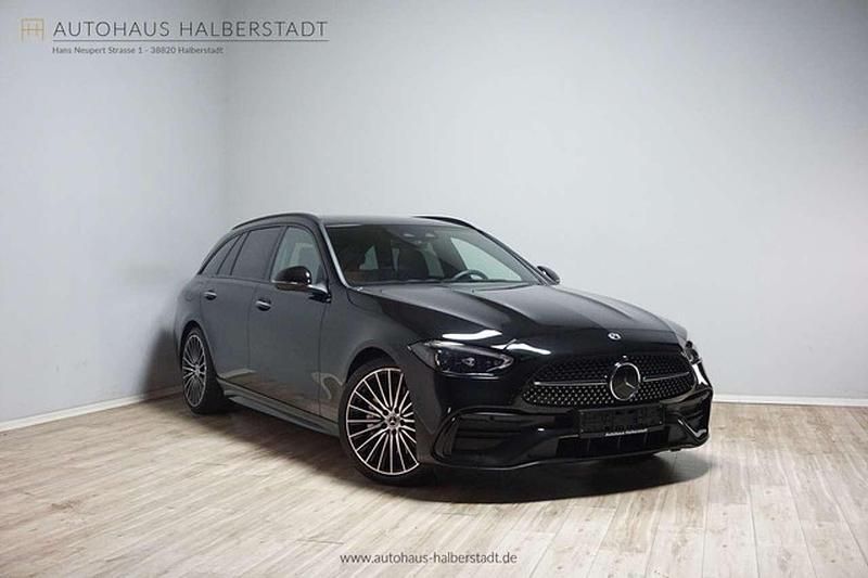 Obsidianschwarz meta (metallic) Gebraucht 2024 Mercedes C300 AMG Kombi | 50.990 € (Teuer) - Bild 1/3