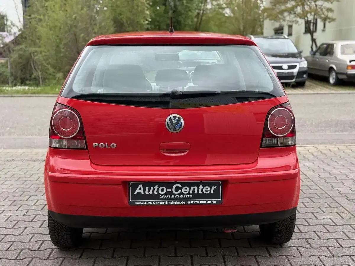 Gebraucht VW Polo United 60 PS (44 kW) 2009 Flashrot Kleinwagen