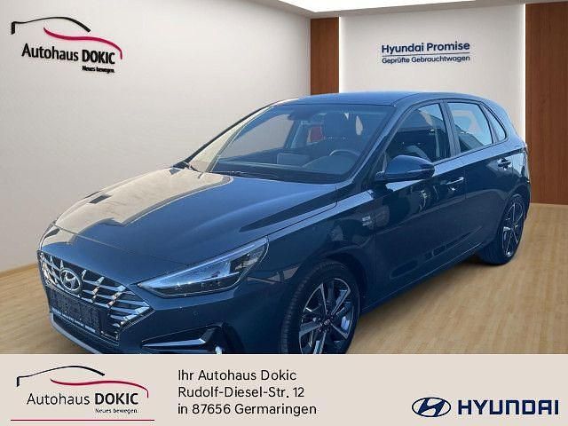 Teal blue Gebraucht 2022 Hyundai i30 Trend Limousine | 17.990 € (Fairer Preis) - Bild 1/4