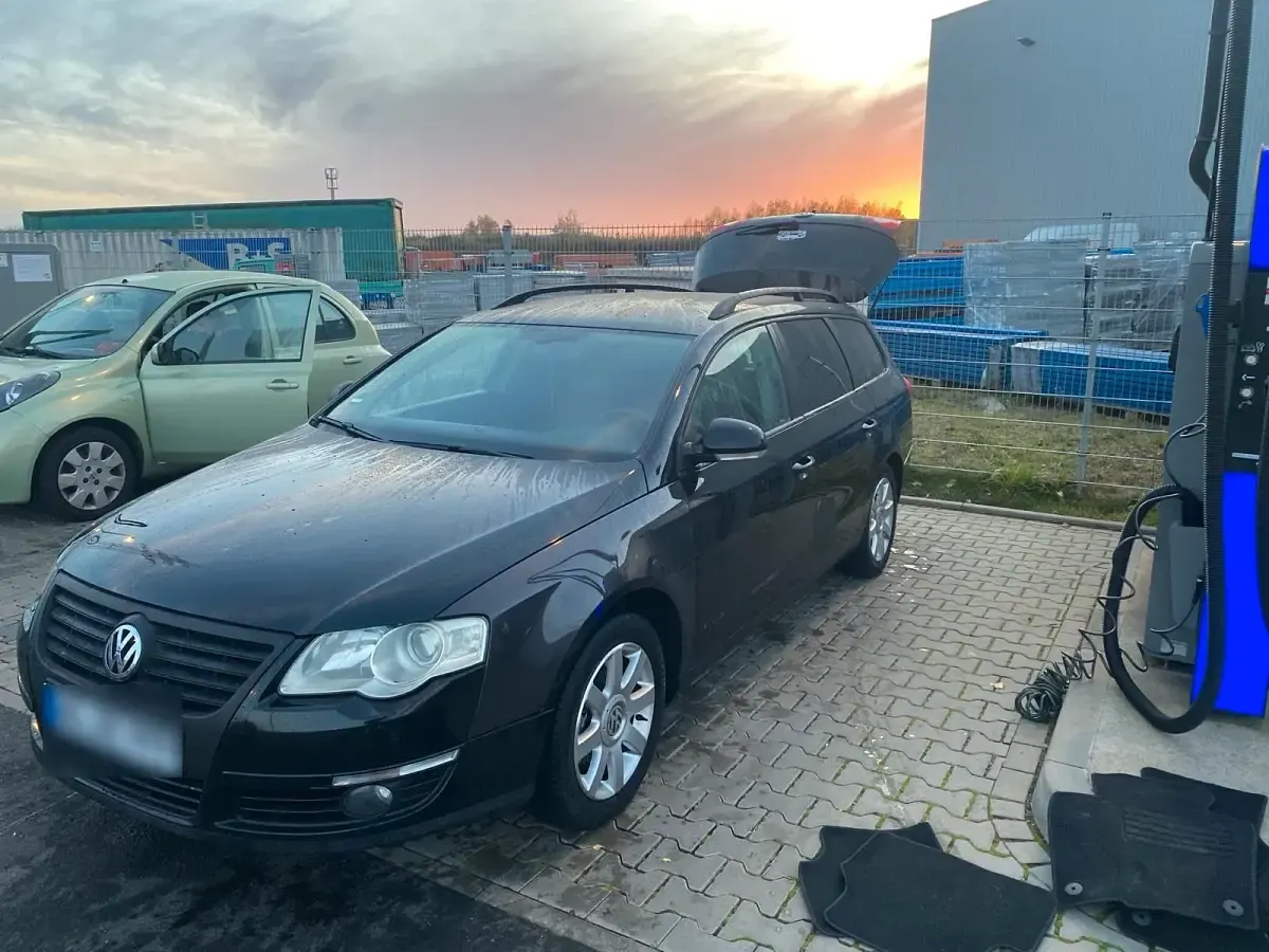 Usata VW Passat 140 CV (102 kW) 2008 Nero Station wagon