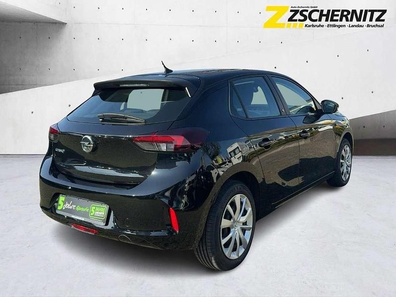 Gebraucht Opel Corsa-e Edition 100 kW (136 PS) 2022 Diamant schwarz/karbon schwarz Kleinwagen