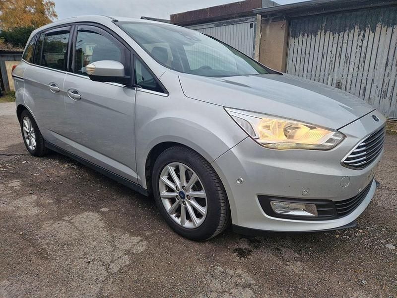 Gebraucht Ford Grand C-Max Premium 125 PS (91 kW) 2018 Weiß Van / Kleinbus