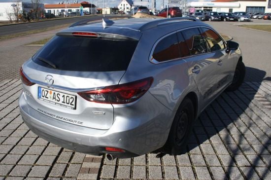 Gebraucht Mazda 6 175 PS (128 kW) 2015 Silber metallic Kombi