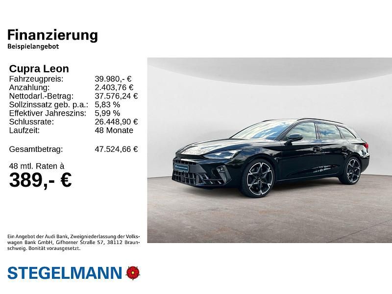 Brugt Cupra Leon VZ 333 HK (244 kW) 2025 Sort Stationcar