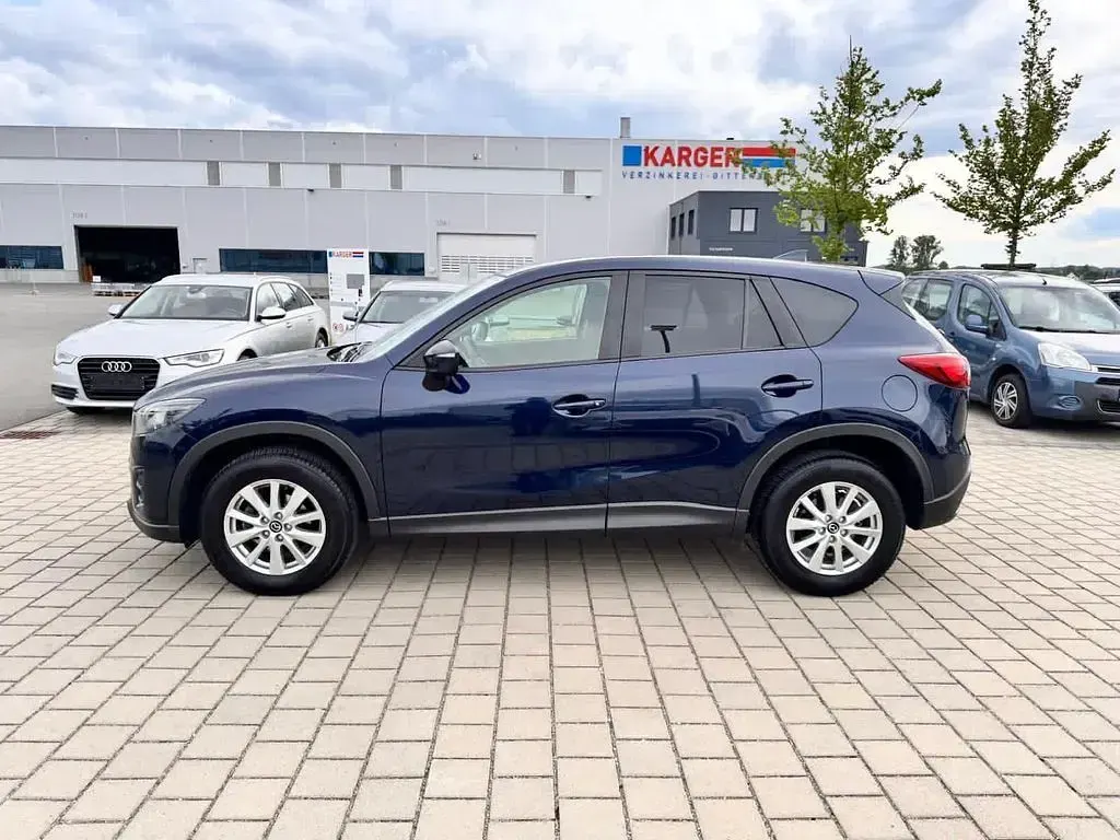 Gebraucht Mazda CX-5 Exclusive-Line 150 PS (110 kW) 2016 Blau SUV