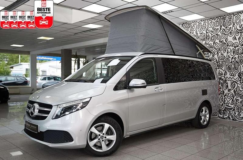 Brillantsilber metallic Gebraucht 2020 Mercedes V250 Marco Polo Van / Kleinbus | 54.680 € (Teuer) - Bild 1/3