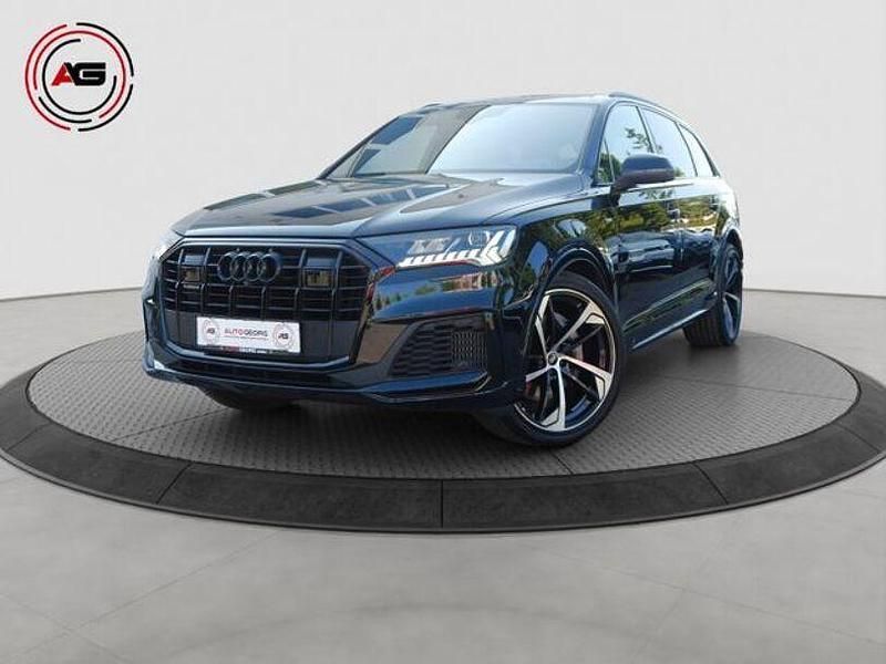 Schwarz Gebraucht 2021 Audi Q7 S-Line SUV | 56.900 € (Etwas zu teuer) - Bild 1/4