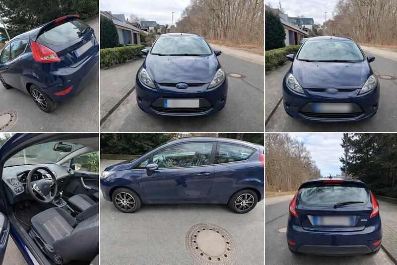 Gebraucht Ford Fiesta 60 PS (44 kW) 2010 Blau Kleinwagen
