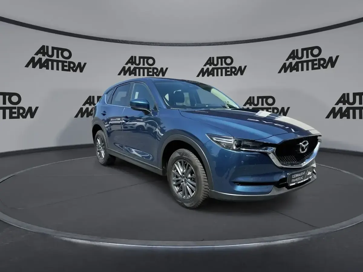Gebraucht Mazda CX-5 Exclusive-Line 165 PS (121 kW) 2019 Blau SUV