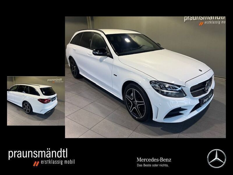 Weiß Gebraucht 2021 Mercedes C300e AMG Limousine | 26.850 € (Guter Preis) - Bild 1/4