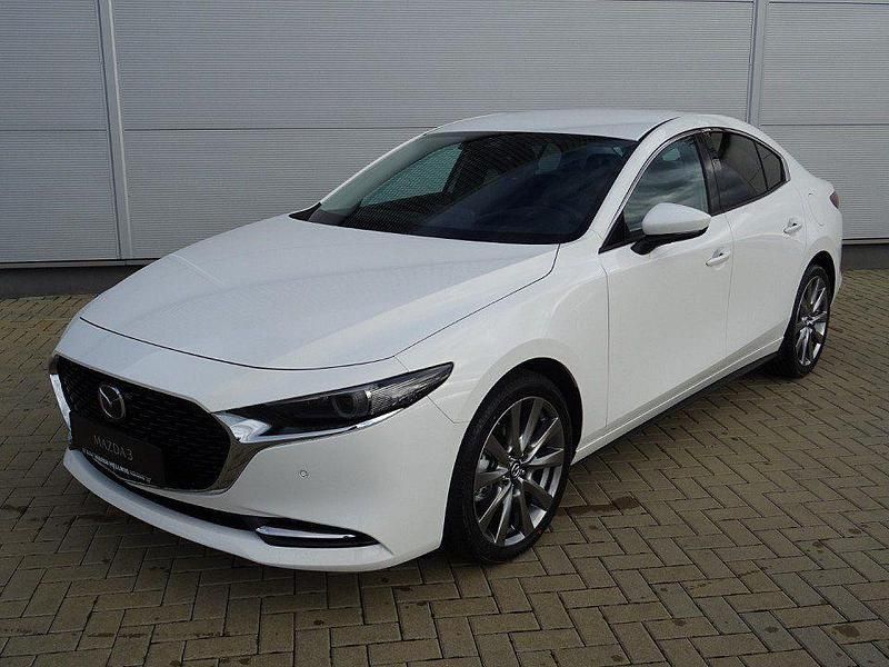 Neu Mazda 3 Exclusive 140 PS (102 kW) 2025 Arctic white Limousine