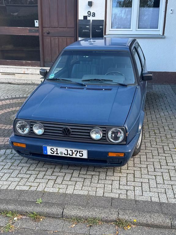 Blau Gebraucht 1990 VW Golf II Coupé | 2.100 € - Bild 1/4