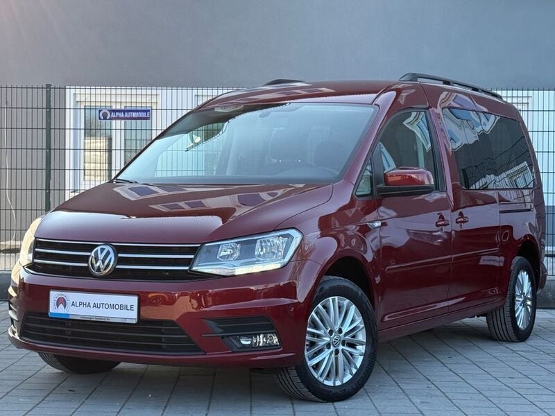 Rot Gebraucht 2020 VW Caddy Maxi Van / Kleinbus | 30.300 € (Teuer) - Bild 1/4
