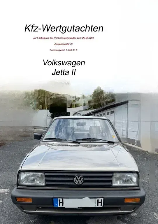 Gebraucht VW Jetta 69 PS (50 kW) 1989 Gelb Limousine