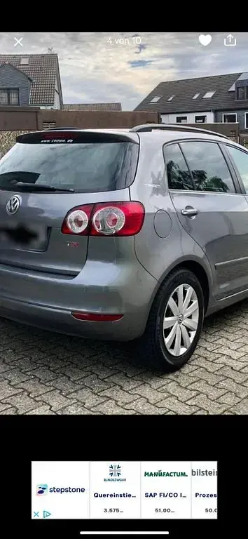 Gebraucht VW Golf Plus Cross Team 122 PS (89 kW) 2010 Grau Van / Kleinbus