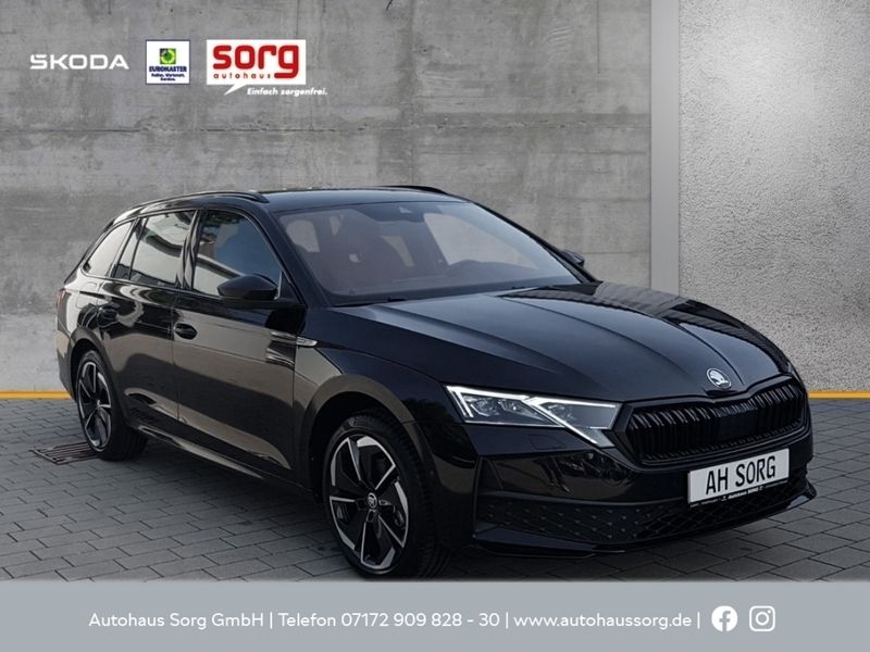 Schwarz Neu 2024 Skoda Octavia SportLine Kombi | 51.749 € - Bild 1/4