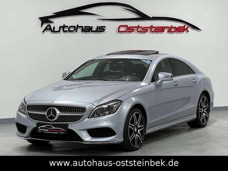 Diamantsilber metalliclack Gebraucht 2016 Mercedes CLS350 AMG line Plus Coupé | 32.990 € (Teuer) - Bild 1/4
