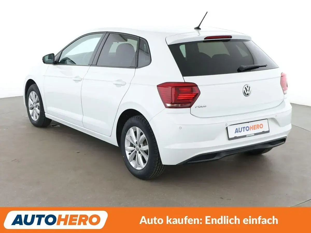 Gebraucht VW Polo Highline 95 PS (69 kW) 2019 Weiß Kleinwagen