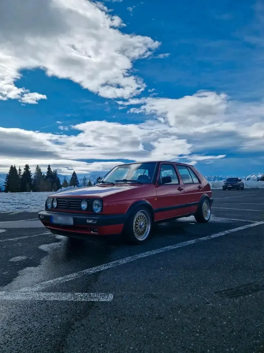 Gebraucht VW Golf III 90 PS (66 kW) 1991 Rot Kleinwagen
