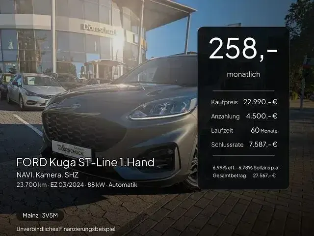 Gebraucht Ford Kuga ST-Line 120 PS (88 kW) 2024 Grau SUV