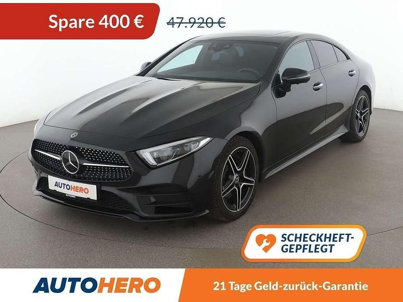 Obsidianschwarz Gebraucht 2020 Mercedes CLS400 AMG line Limousine | 47.520 € (Guter Preis) - Bild 1/3