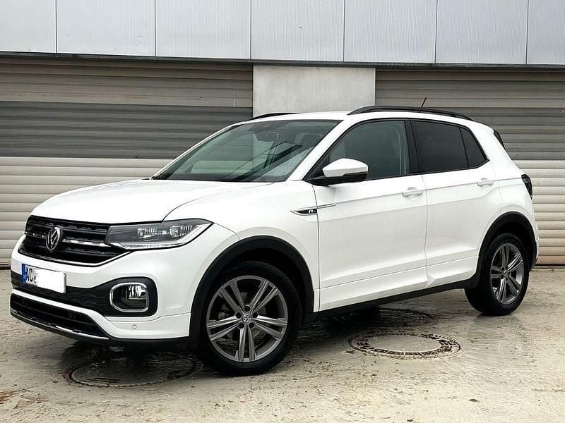 Weiß Gebraucht 2019 VW T-Cross R-line SUV | 17.850 € (Superpreis) - Bild 1/4