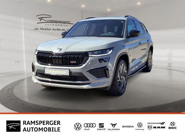 Grau (stahlgrau) Gebraucht 2022 Skoda Kodiaq RS SUV | 42.890 € (Fairer Preis) - Bild 1/4