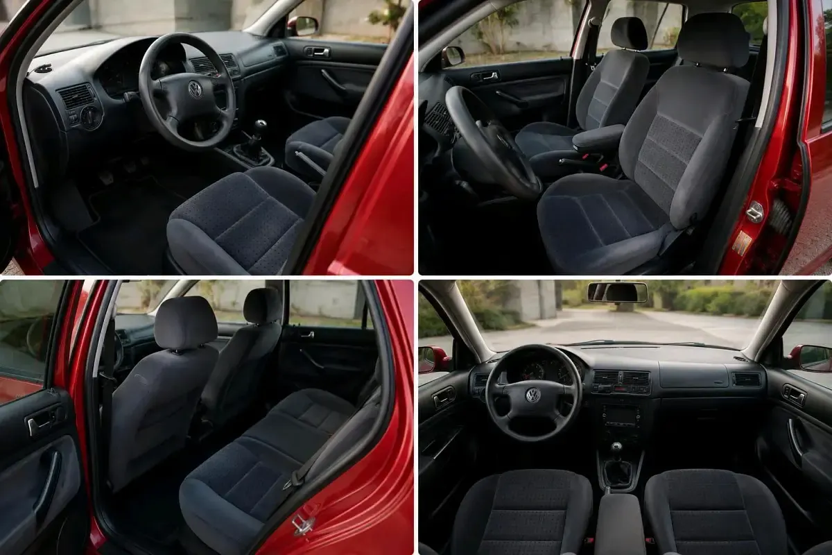 Używany VW Golf 116 KM (85 kW) 2000 Czerwony Kabriolet