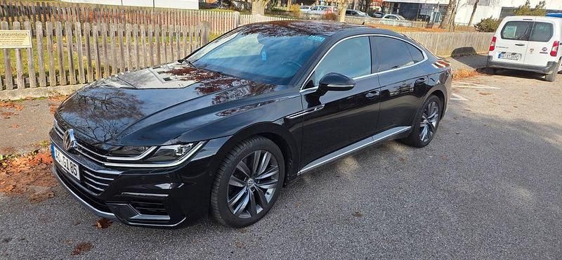 Schwarz Gebraucht 2017 VW Arteon R-line Limousine | 22.999 € (Guter Preis) - Bild 1/4