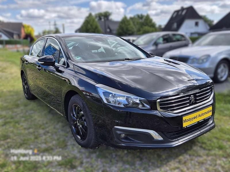 Noir perla nera Gebraucht 2016 Peugeot 508 Active Limousine | 6.995 € (Guter Preis) - Bild 1/3