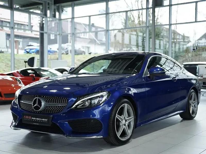 Second-hand Mercedes C200 184 CP (135 kW) 2016 Albastru Coupe