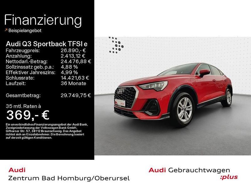 Rot Gebraucht 2022 Audi Q3 Sportback Performance SUV | 26.890 € (Guter Preis) - Bild 1/4