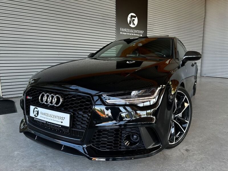 Myth black (0e) Gebraucht 2017 Audi RS7 Performance Kleinwagen | 58.499 € (Superpreis) - Bild 1/4