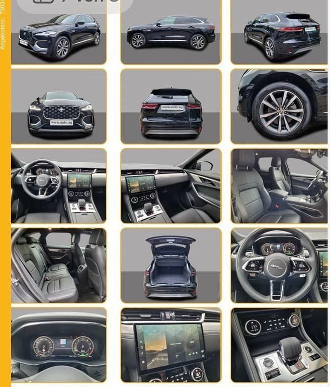 Gebraucht Jaguar F-Pace R-Dynamic 404 PS (297 kW) 2023 Schwarz SUV