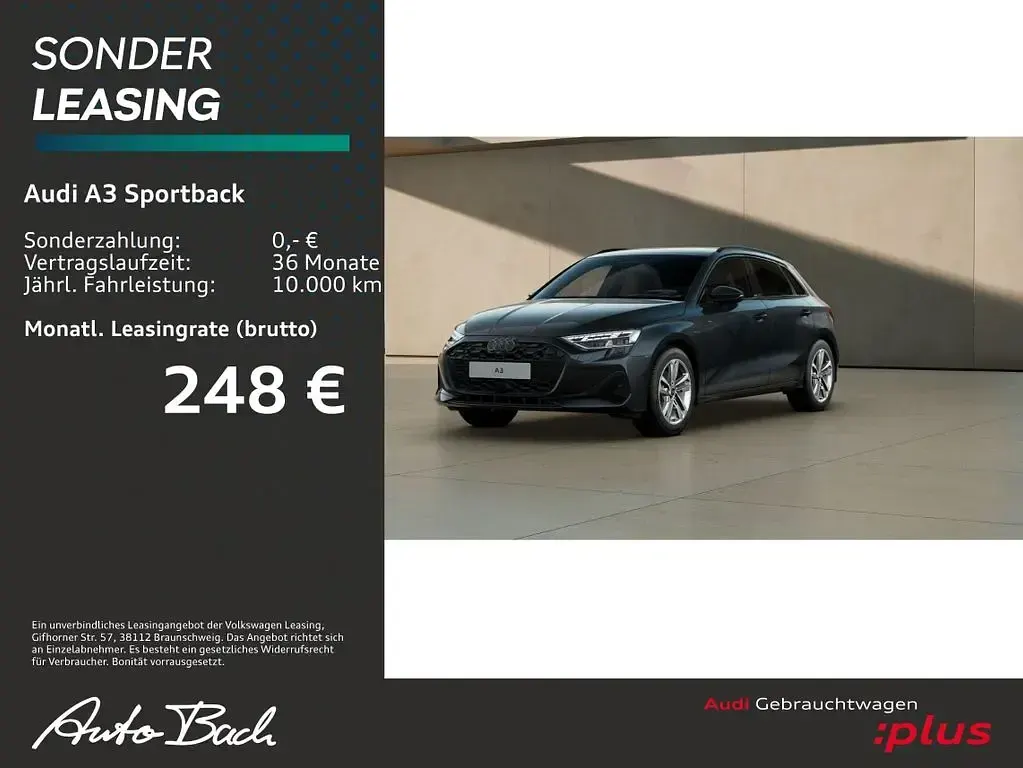 Gebraucht Audi A3 Ambiente 116 PS (85 kW) 2025 Manhattangrau metallic Limousine
