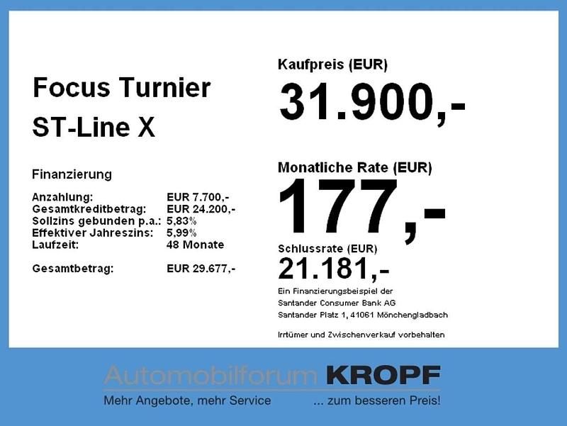 Neu Ford Focus ST-Line X 155 PS (114 kW) 2025 Magneticgrau (metallic) Kombi