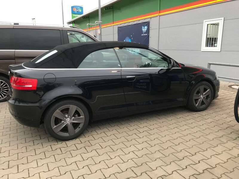 Phantomschwarz perleffekt Gebraucht 2008 Audi A3 Cabriolet Ambition Cabrio | 4.950 € (Guter Preis) - Bild 1/4