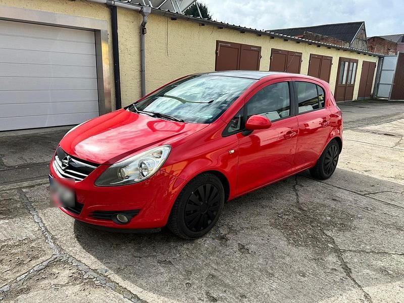 Gebraucht Opel Corsa Edition 87 PS (63 kW) 2010 Rot Kleinwagen