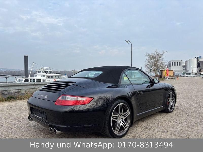 Schwarz Gebraucht 2008 Porsche 911 Carrera 4S Cabriolet Cabrio | 67.500 € (Fairer Preis) - Bild 1/4