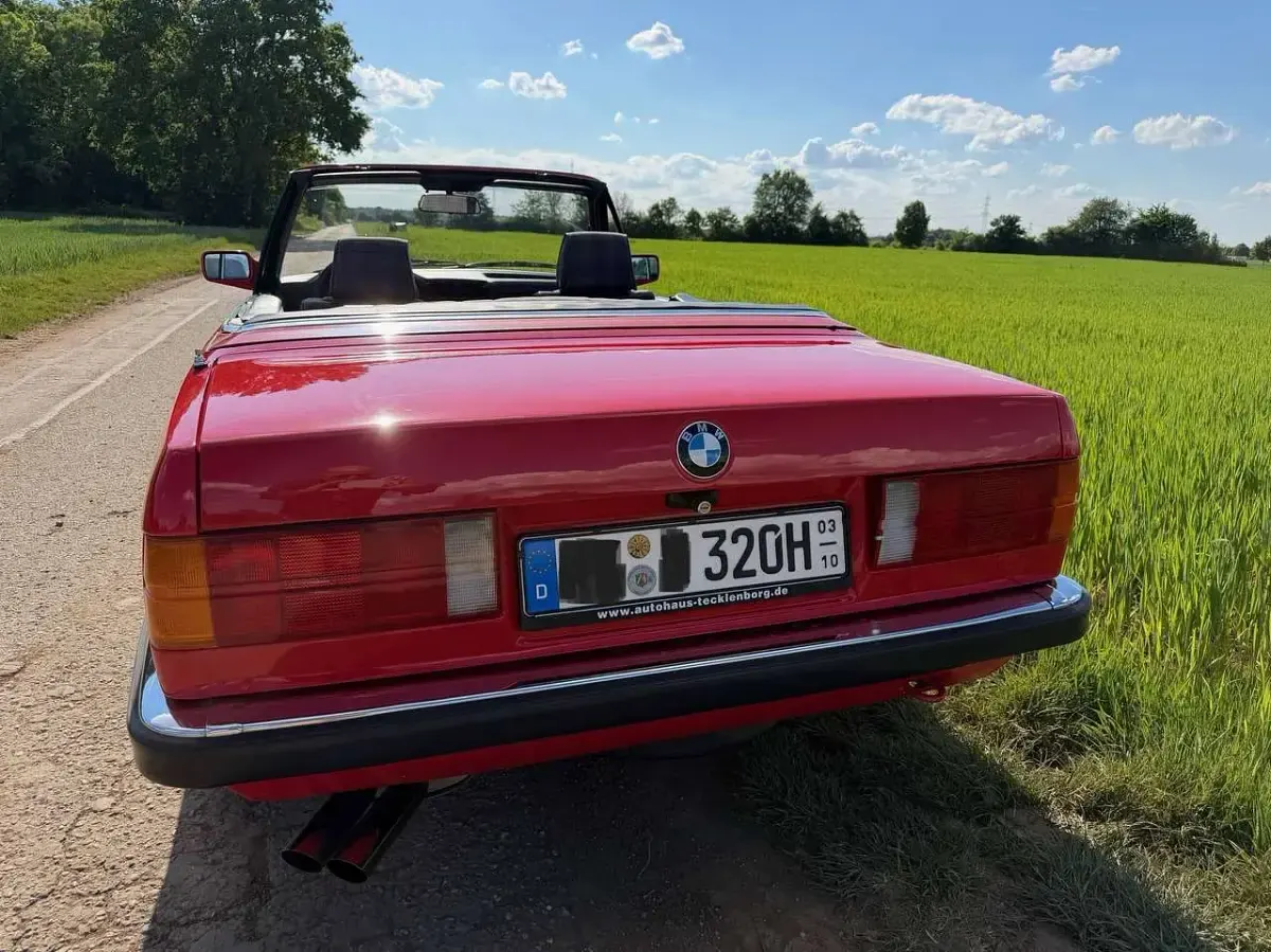 Gebraucht BMW 320 Cabriolet 129 PS (94 kW) 1990 Rot Cabrio