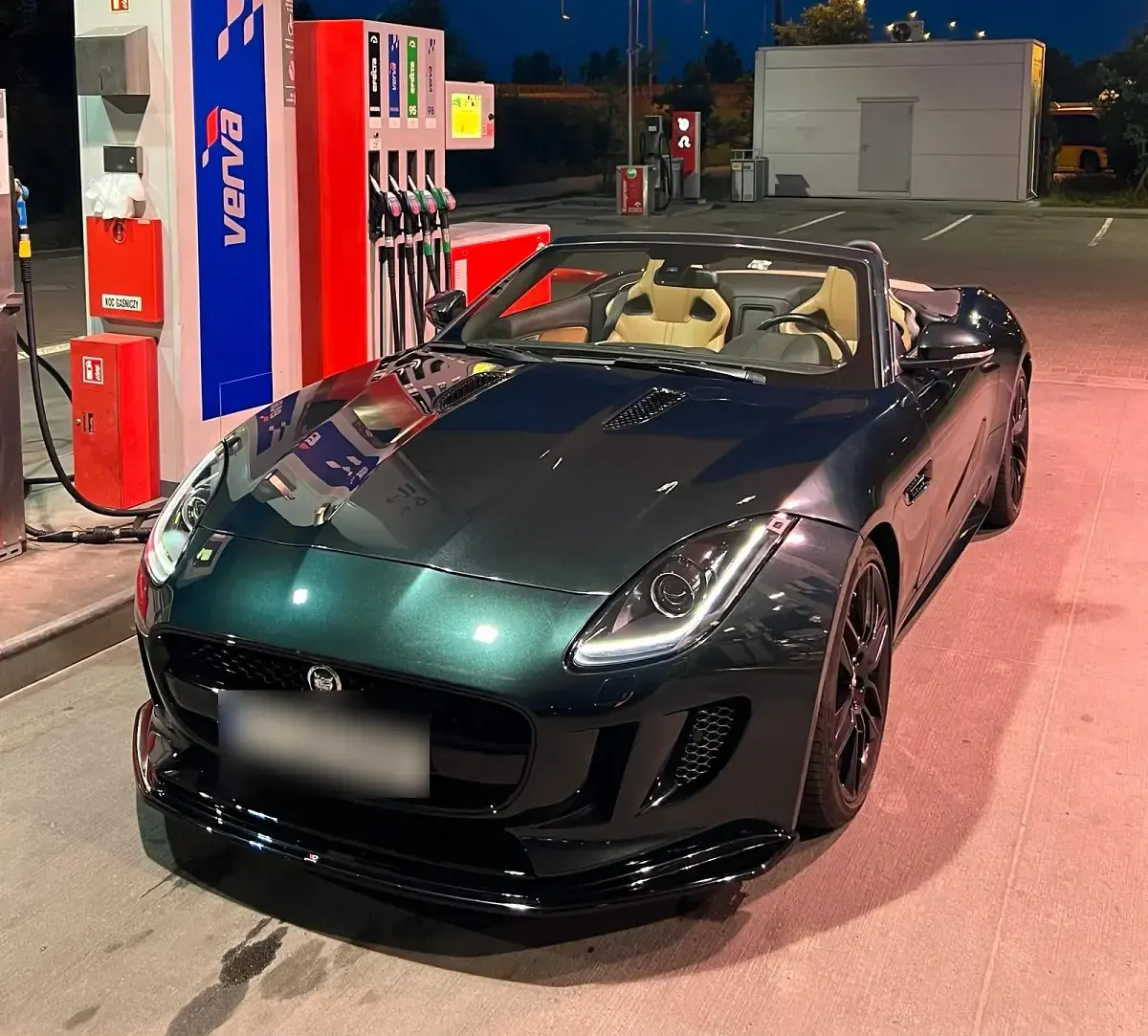 Gebraucht Jaguar F-Type R 340 PS (250 kW) 2013 Grün Cabrio