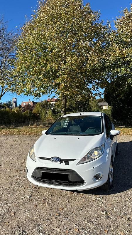 Gebraucht Ford Fiesta Titanium 82 PS (60 kW) 2009 Weiß Kleinwagen