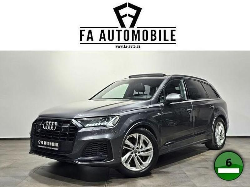 Daytona grau (metallic) Gebraucht 2019 Audi Q7 S-Line SUV | 36.490 € - Bild 1/4