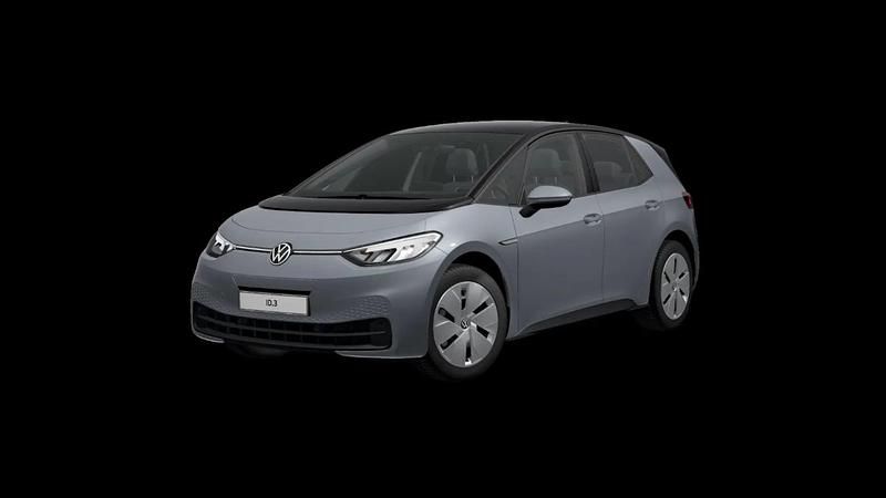 Gebraucht VW ID.3 Pure 110 kW (150 PS) 2021 Mondsteingrau schwarz Kleinwagen