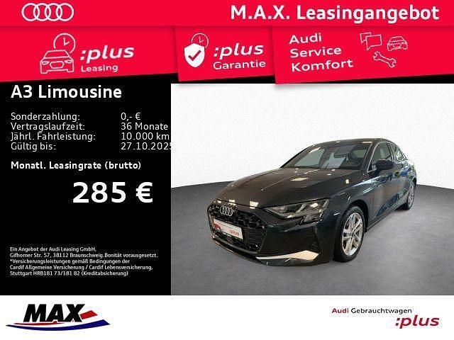 Grau Gebraucht 2025 Audi A3 Advanced Limousine | 32.689 € (Fairer Preis) - Bild 1/3