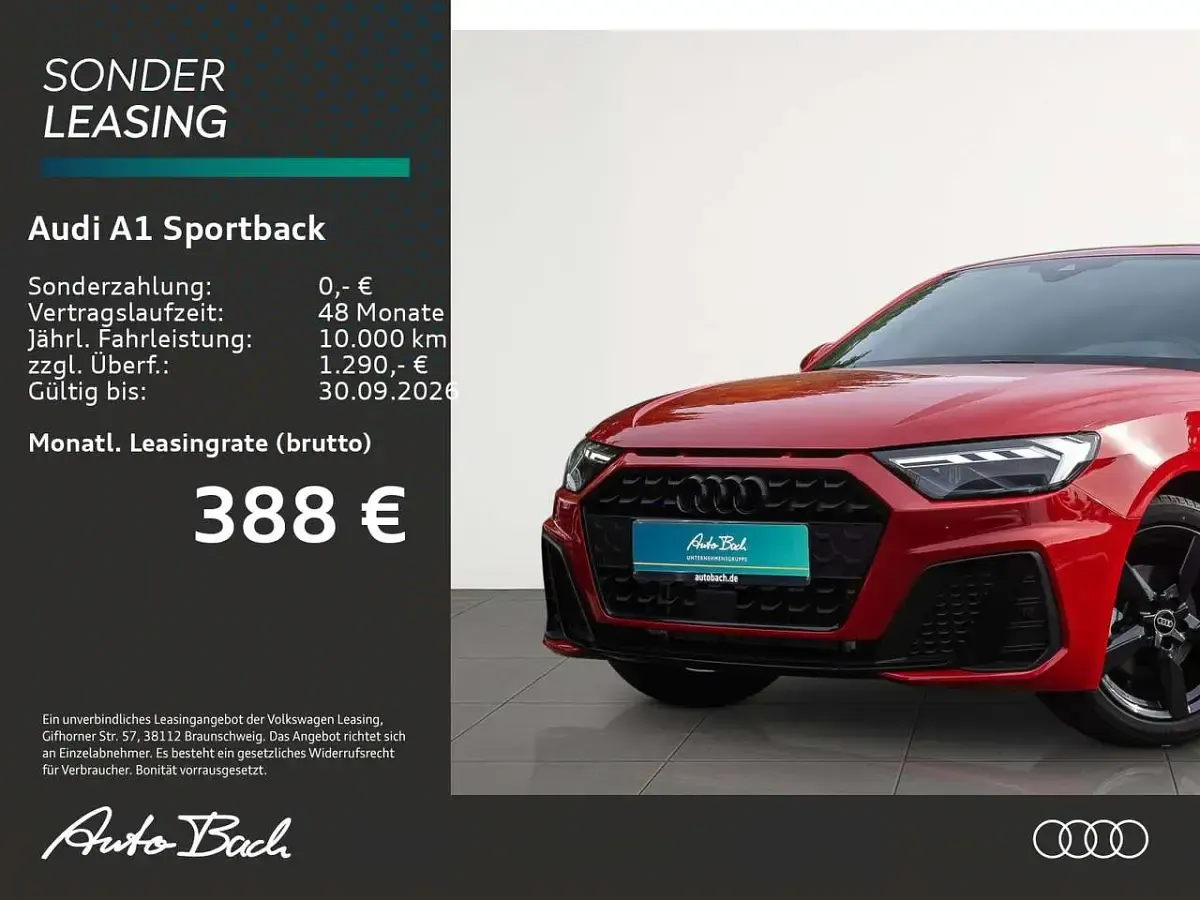 Neu Audi A1 S-Line 116 PS (85 kW) 2026 Progressivrot metallic SUV