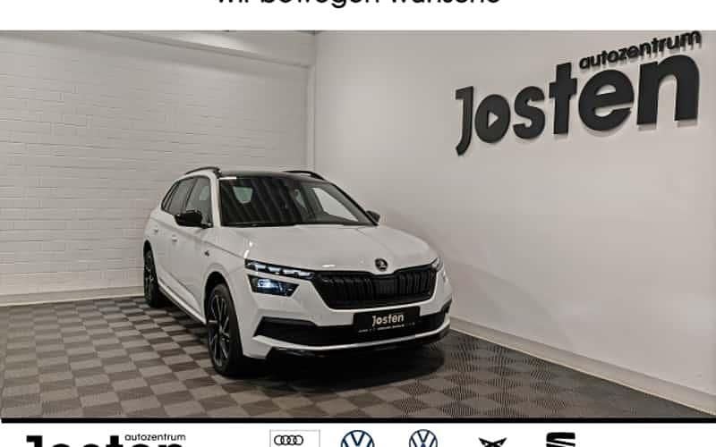 Weiß (moonweiss metallic) Gebraucht 2021 Skoda Kamiq Monte Carlo SUV | 22.990 € (Fairer Preis) - Bild 1/4