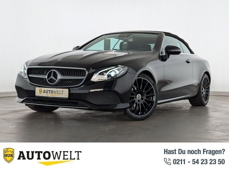 Schwarz Gebraucht 2018 Mercedes E200 Avantgarde Cabrio | 33.460 € (Fairer Preis) - Bild 1/4